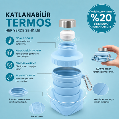 NELORS™ Katlanabilir Termos